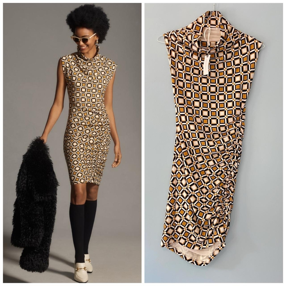 Maya Fitted Midi Dress By Anthropologie
